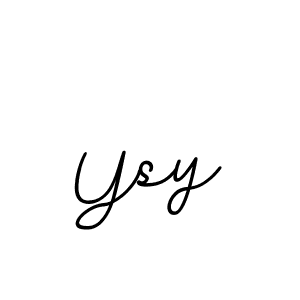 It looks lik you need a new signature style for name Ysy. Design unique handwritten (BallpointsItalic-DORy9) signature with our free signature maker in just a few clicks. Ysy signature style 11 images and pictures png