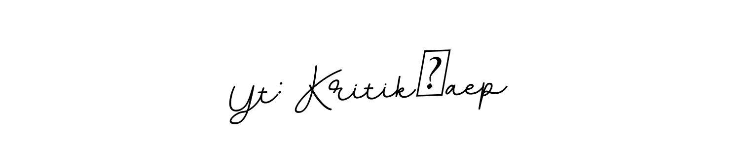 Create a beautiful signature design for name Yt: Kritik×aep. With this signature (BallpointsItalic-DORy9) fonts, you can make a handwritten signature for free. Yt: Kritik×aep signature style 11 images and pictures png