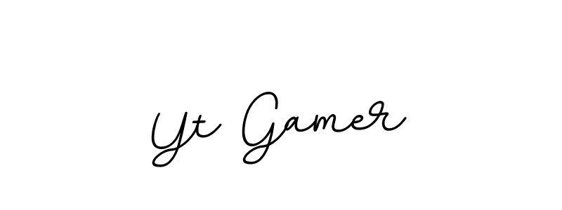 Also You can easily find your signature by using the search form. We will create Yt Gamer name handwritten signature images for you free of cost using BallpointsItalic-DORy9 sign style. Yt Gamer signature style 11 images and pictures png