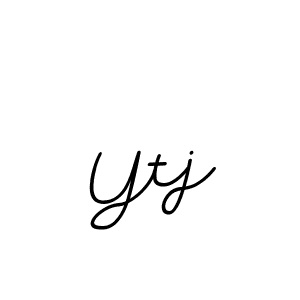 How to Draw Ytj signature style? BallpointsItalic-DORy9 is a latest design signature styles for name Ytj. Ytj signature style 11 images and pictures png