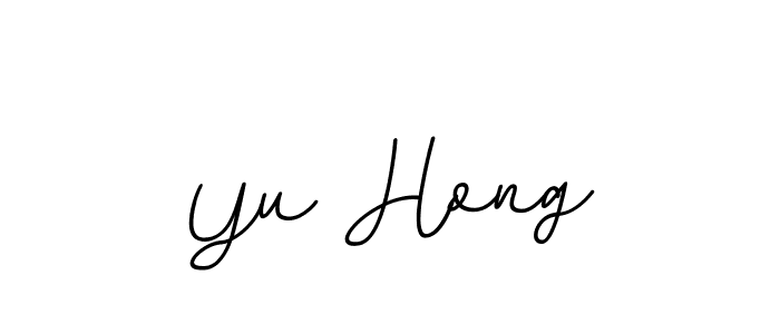 Also we have Yu Hong name is the best signature style. Create professional handwritten signature collection using BallpointsItalic-DORy9 autograph style. Yu Hong signature style 11 images and pictures png