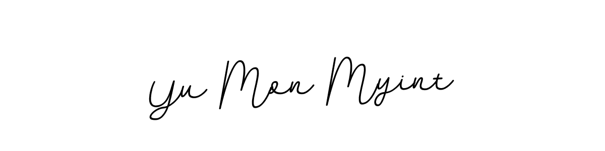 Make a beautiful signature design for name Yu Mon Myint. Use this online signature maker to create a handwritten signature for free. Yu Mon Myint signature style 11 images and pictures png