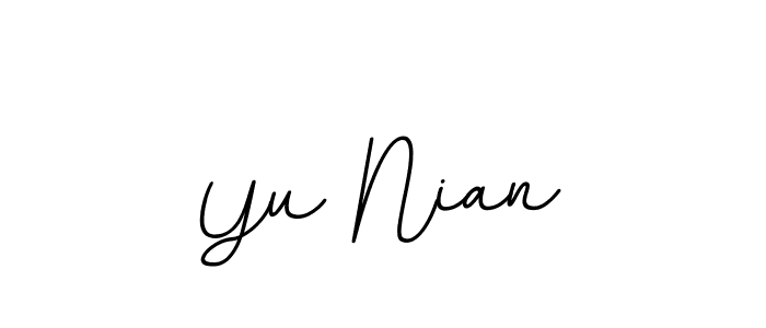 if you are searching for the best signature style for your name Yu Nian. so please give up your signature search. here we have designed multiple signature styles  using BallpointsItalic-DORy9. Yu Nian signature style 11 images and pictures png