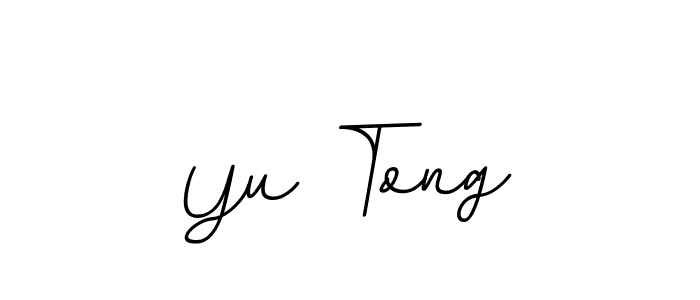 How to make Yu Tong signature? BallpointsItalic-DORy9 is a professional autograph style. Create handwritten signature for Yu Tong name. Yu Tong signature style 11 images and pictures png