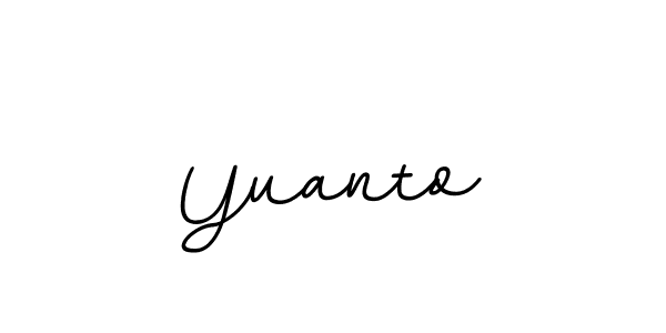 Similarly BallpointsItalic-DORy9 is the best handwritten signature design. Signature creator online .You can use it as an online autograph creator for name Yuanto. Yuanto signature style 11 images and pictures png