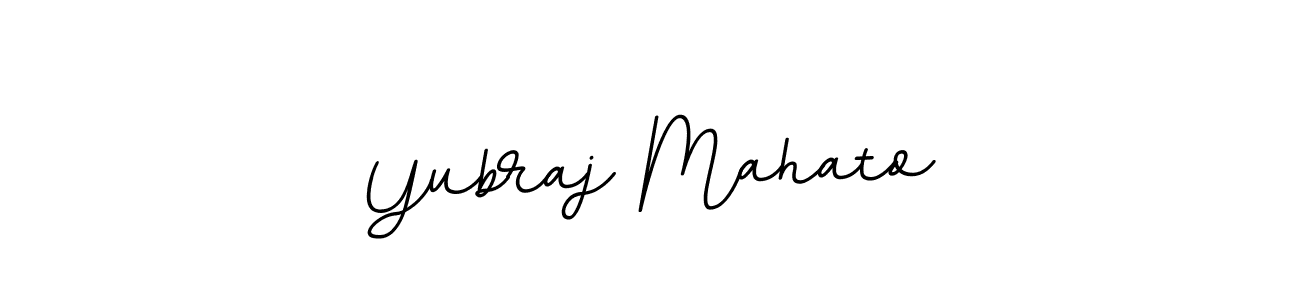 Use a signature maker to create a handwritten signature online. With this signature software, you can design (BallpointsItalic-DORy9) your own signature for name Yubraj Mahato. Yubraj Mahato signature style 11 images and pictures png