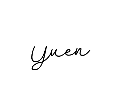Make a beautiful signature design for name Yuen. With this signature (BallpointsItalic-DORy9) style, you can create a handwritten signature for free. Yuen signature style 11 images and pictures png