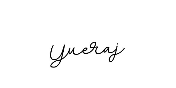 Create a beautiful signature design for name Yueraj. With this signature (BallpointsItalic-DORy9) fonts, you can make a handwritten signature for free. Yueraj signature style 11 images and pictures png