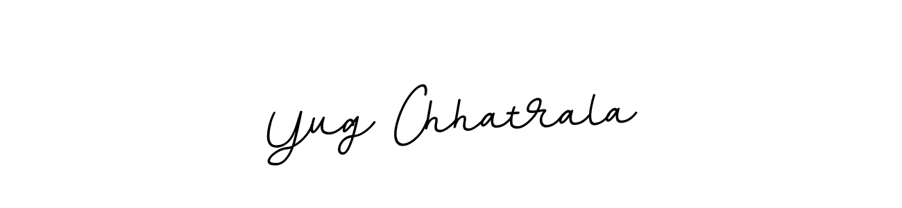 Yug Chhatrala stylish signature style. Best Handwritten Sign (BallpointsItalic-DORy9) for my name. Handwritten Signature Collection Ideas for my name Yug Chhatrala. Yug Chhatrala signature style 11 images and pictures png