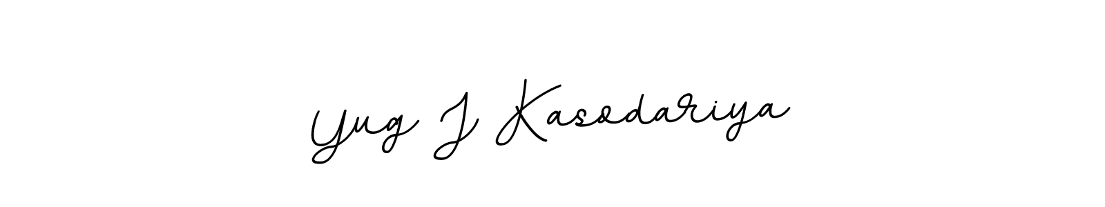 Also You can easily find your signature by using the search form. We will create Yug J Kasodariya name handwritten signature images for you free of cost using BallpointsItalic-DORy9 sign style. Yug J Kasodariya signature style 11 images and pictures png