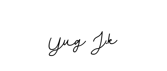 How to Draw Yug J.k signature style? BallpointsItalic-DORy9 is a latest design signature styles for name Yug J.k. Yug J.k signature style 11 images and pictures png