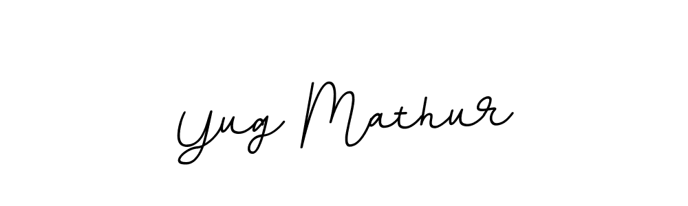 Make a short Yug Mathur signature style. Manage your documents anywhere anytime using BallpointsItalic-DORy9. Create and add eSignatures, submit forms, share and send files easily. Yug Mathur signature style 11 images and pictures png