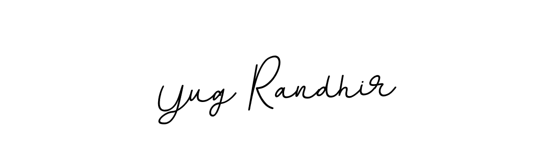 You can use this online signature creator to create a handwritten signature for the name Yug Randhir. This is the best online autograph maker. Yug Randhir signature style 11 images and pictures png