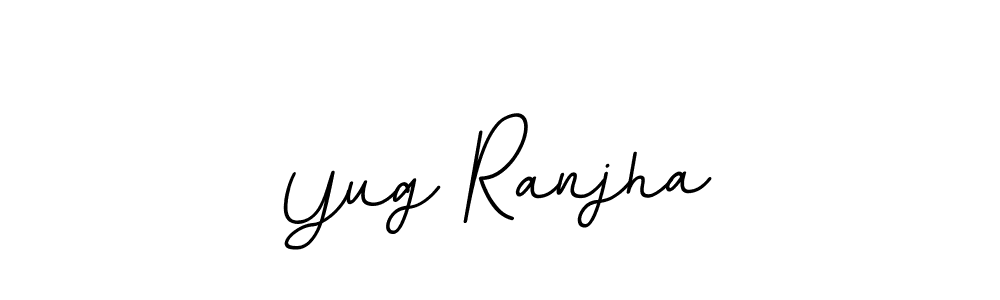 You should practise on your own different ways (BallpointsItalic-DORy9) to write your name (Yug Ranjha) in signature. don't let someone else do it for you. Yug Ranjha signature style 11 images and pictures png