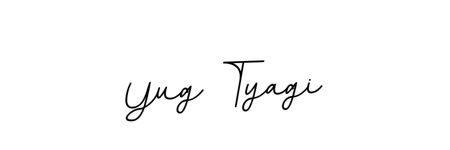 Design your own signature with our free online signature maker. With this signature software, you can create a handwritten (BallpointsItalic-DORy9) signature for name Yug Tyagi. Yug Tyagi signature style 11 images and pictures png
