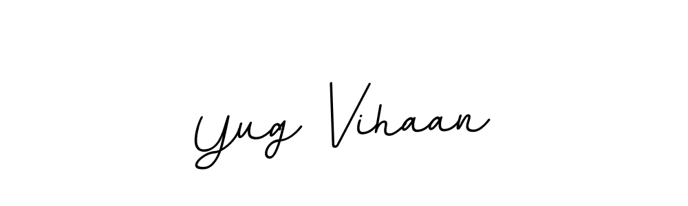 Check out images of Autograph of Yug Vihaan name. Actor Yug Vihaan Signature Style. BallpointsItalic-DORy9 is a professional sign style online. Yug Vihaan signature style 11 images and pictures png