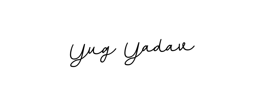 BallpointsItalic-DORy9 is a professional signature style that is perfect for those who want to add a touch of class to their signature. It is also a great choice for those who want to make their signature more unique. Get Yug Yadav name to fancy signature for free. Yug Yadav signature style 11 images and pictures png