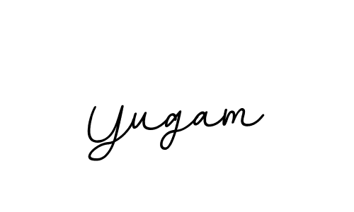 You should practise on your own different ways (BallpointsItalic-DORy9) to write your name (Yugam) in signature. don't let someone else do it for you. Yugam signature style 11 images and pictures png