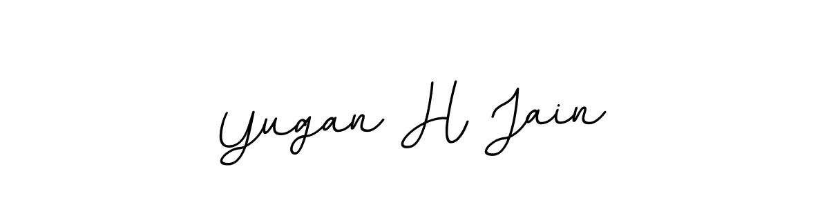Also You can easily find your signature by using the search form. We will create Yugan H Jain name handwritten signature images for you free of cost using BallpointsItalic-DORy9 sign style. Yugan H Jain signature style 11 images and pictures png