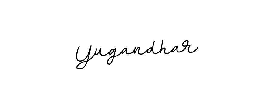 Make a beautiful signature design for name Yugandhar. With this signature (BallpointsItalic-DORy9) style, you can create a handwritten signature for free. Yugandhar signature style 11 images and pictures png