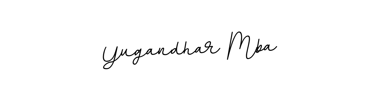 Design your own signature with our free online signature maker. With this signature software, you can create a handwritten (BallpointsItalic-DORy9) signature for name Yugandhar Mba. Yugandhar Mba signature style 11 images and pictures png