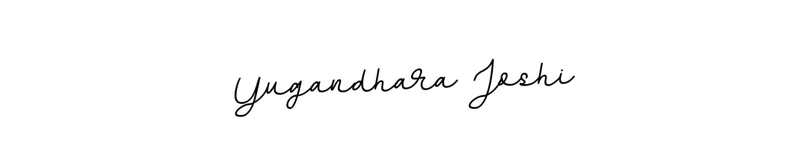 How to make Yugandhara Joshi signature? BallpointsItalic-DORy9 is a professional autograph style. Create handwritten signature for Yugandhara Joshi name. Yugandhara Joshi signature style 11 images and pictures png