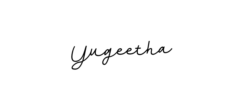 Yugeetha stylish signature style. Best Handwritten Sign (BallpointsItalic-DORy9) for my name. Handwritten Signature Collection Ideas for my name Yugeetha. Yugeetha signature style 11 images and pictures png