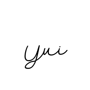 Use a signature maker to create a handwritten signature online. With this signature software, you can design (BallpointsItalic-DORy9) your own signature for name Yui. Yui signature style 11 images and pictures png