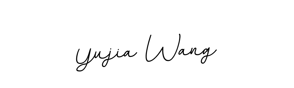 Make a beautiful signature design for name Yujia Wang. With this signature (BallpointsItalic-DORy9) style, you can create a handwritten signature for free. Yujia Wang signature style 11 images and pictures png