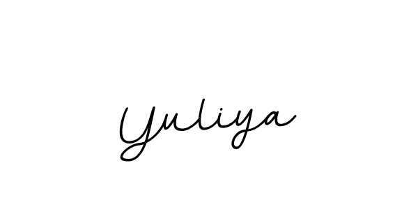 Create a beautiful signature design for name Yuliya. With this signature (BallpointsItalic-DORy9) fonts, you can make a handwritten signature for free. Yuliya signature style 11 images and pictures png