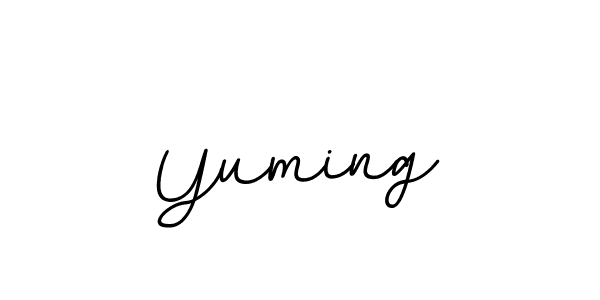 Yuming stylish signature style. Best Handwritten Sign (BallpointsItalic-DORy9) for my name. Handwritten Signature Collection Ideas for my name Yuming. Yuming signature style 11 images and pictures png