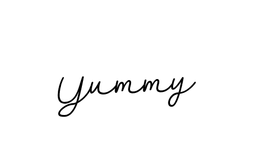 It looks lik you need a new signature style for name Yummy. Design unique handwritten (BallpointsItalic-DORy9) signature with our free signature maker in just a few clicks. Yummy signature style 11 images and pictures png