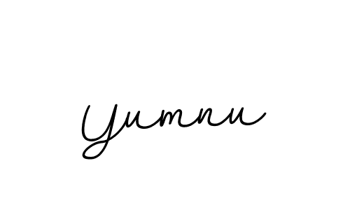 The best way (BallpointsItalic-DORy9) to make a short signature is to pick only two or three words in your name. The name Yumnu include a total of six letters. For converting this name. Yumnu signature style 11 images and pictures png