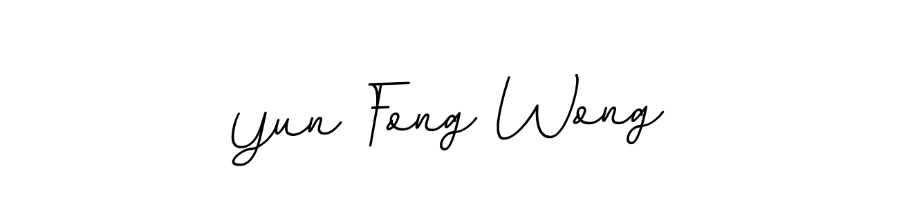 Make a beautiful signature design for name Yun Fong Wong. Use this online signature maker to create a handwritten signature for free. Yun Fong Wong signature style 11 images and pictures png