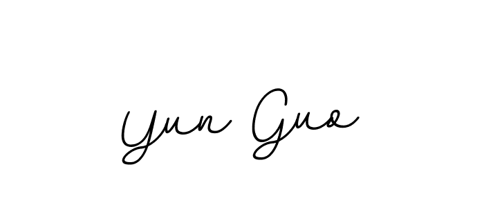 This is the best signature style for the Yun Guo name. Also you like these signature font (BallpointsItalic-DORy9). Mix name signature. Yun Guo signature style 11 images and pictures png