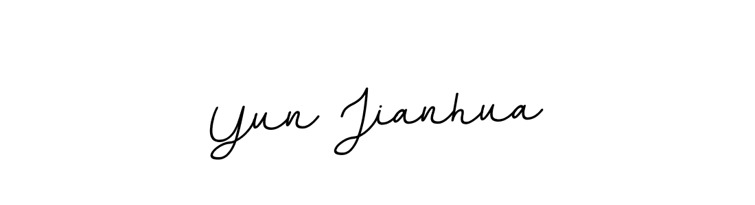 Also You can easily find your signature by using the search form. We will create Yun Jianhua name handwritten signature images for you free of cost using BallpointsItalic-DORy9 sign style. Yun Jianhua signature style 11 images and pictures png