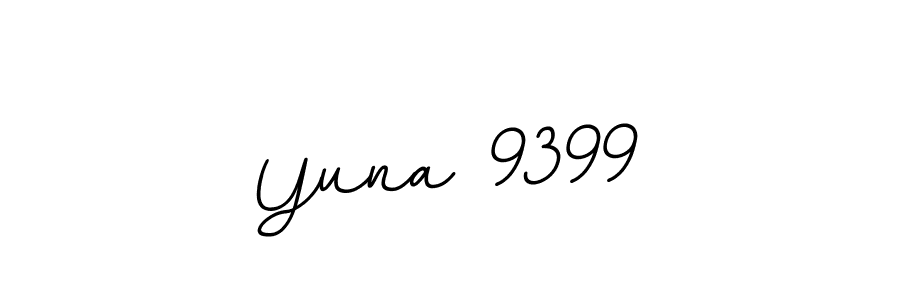 Make a beautiful signature design for name Yuna 9399. With this signature (BallpointsItalic-DORy9) style, you can create a handwritten signature for free. Yuna 9399 signature style 11 images and pictures png