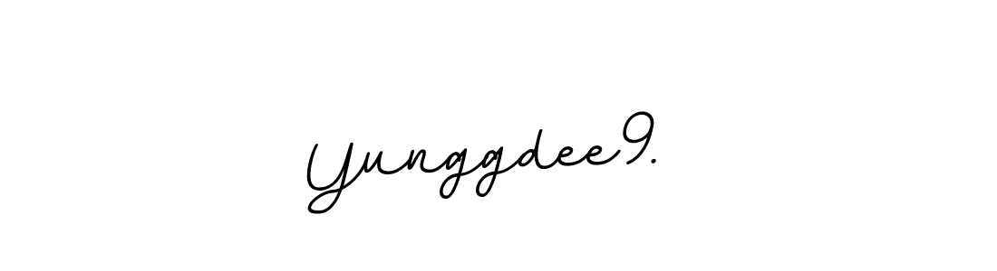 Make a beautiful signature design for name Yunggdee9. . With this signature (BallpointsItalic-DORy9) style, you can create a handwritten signature for free. Yunggdee9.  signature style 11 images and pictures png