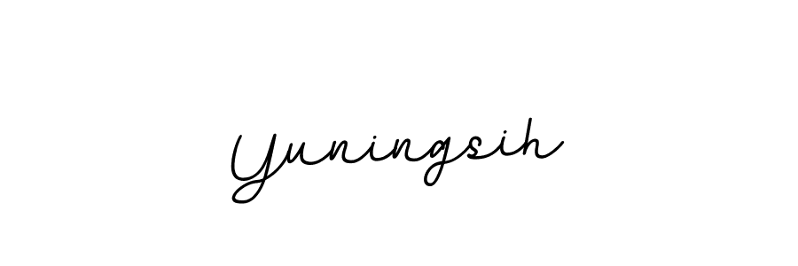 Also You can easily find your signature by using the search form. We will create Yuningsih name handwritten signature images for you free of cost using BallpointsItalic-DORy9 sign style. Yuningsih signature style 11 images and pictures png