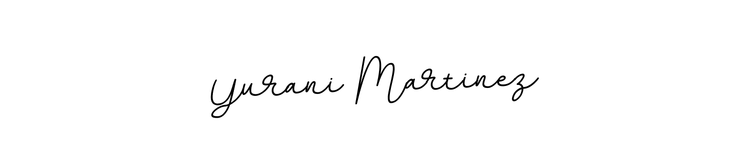 Make a beautiful signature design for name Yurani Martinez. With this signature (BallpointsItalic-DORy9) style, you can create a handwritten signature for free. Yurani Martinez signature style 11 images and pictures png