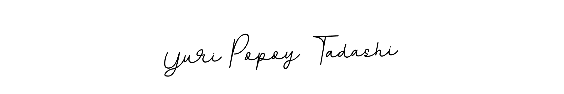 Also we have Yuri Popoy Tadashi name is the best signature style. Create professional handwritten signature collection using BallpointsItalic-DORy9 autograph style. Yuri Popoy Tadashi signature style 11 images and pictures png