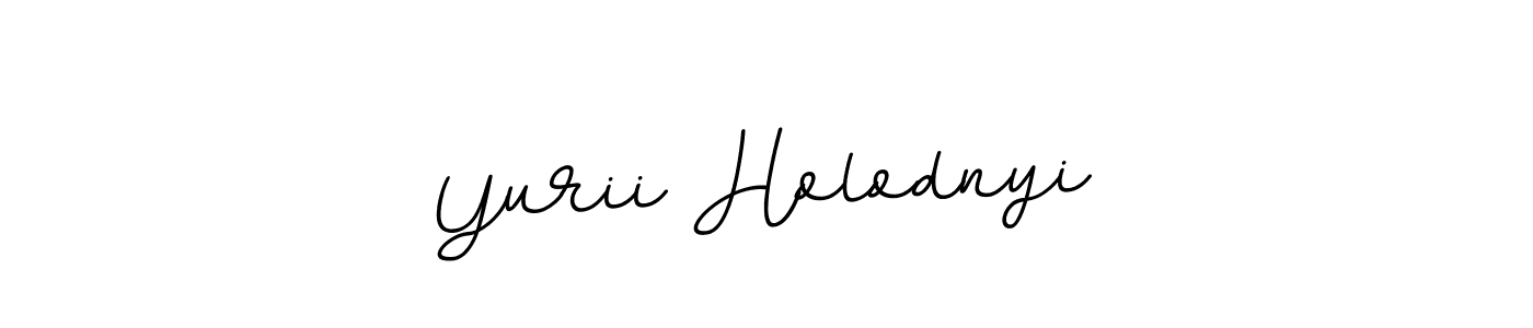Use a signature maker to create a handwritten signature online. With this signature software, you can design (BallpointsItalic-DORy9) your own signature for name Yurii Holodnyi. Yurii Holodnyi signature style 11 images and pictures png