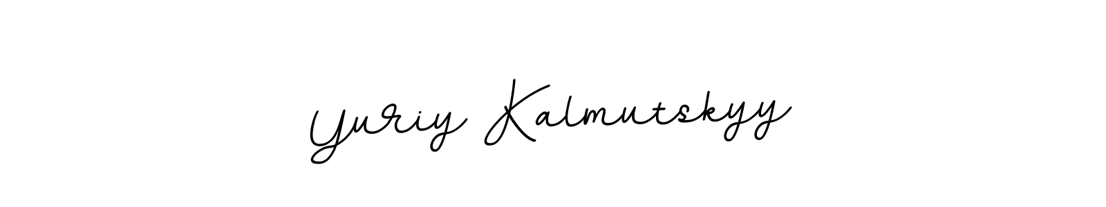 How to make Yuriy Kalmutskyy name signature. Use BallpointsItalic-DORy9 style for creating short signs online. This is the latest handwritten sign. Yuriy Kalmutskyy signature style 11 images and pictures png