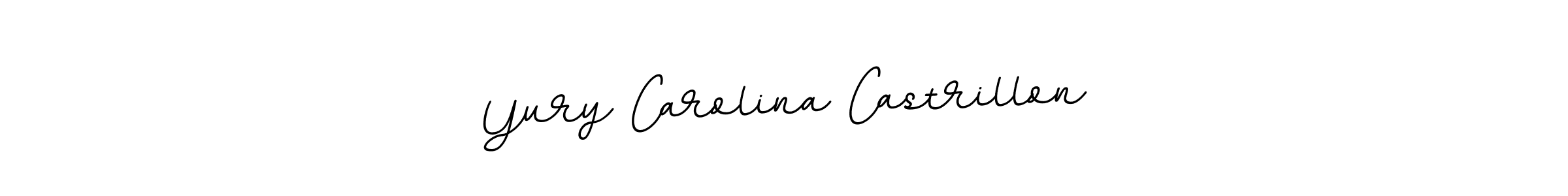 The best way (BallpointsItalic-DORy9) to make a short signature is to pick only two or three words in your name. The name Yury Carolina Castrillon include a total of six letters. For converting this name. Yury Carolina Castrillon signature style 11 images and pictures png