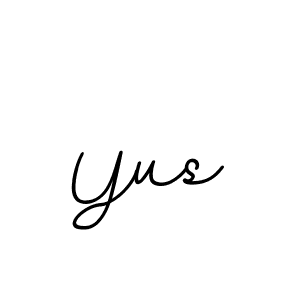 Yus stylish signature style. Best Handwritten Sign (BallpointsItalic-DORy9) for my name. Handwritten Signature Collection Ideas for my name Yus. Yus signature style 11 images and pictures png