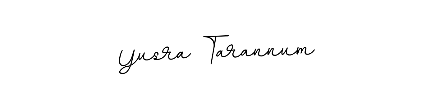 Also we have Yusra Tarannum name is the best signature style. Create professional handwritten signature collection using BallpointsItalic-DORy9 autograph style. Yusra Tarannum signature style 11 images and pictures png