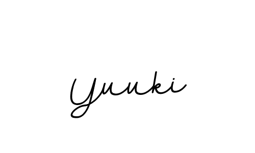 How to make Yuuki signature? BallpointsItalic-DORy9 is a professional autograph style. Create handwritten signature for Yuuki name. Yuuki signature style 11 images and pictures png