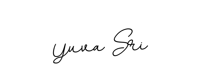 The best way (BallpointsItalic-DORy9) to make a short signature is to pick only two or three words in your name. The name Yuva Sri include a total of six letters. For converting this name. Yuva Sri signature style 11 images and pictures png