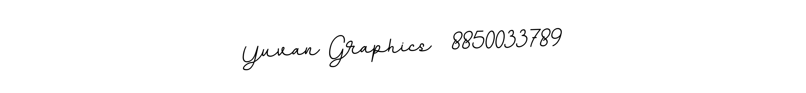 Make a beautiful signature design for name Yuvan Graphics  8850033789. Use this online signature maker to create a handwritten signature for free. Yuvan Graphics  8850033789 signature style 11 images and pictures png