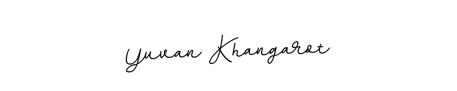 How to Draw Yuvan Khangarot signature style? BallpointsItalic-DORy9 is a latest design signature styles for name Yuvan Khangarot. Yuvan Khangarot signature style 11 images and pictures png